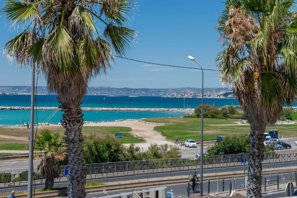 Superbe Appart/ 2Ch / 4 Pers / Terrasse / Vue Mer Marseille Exteriör bild