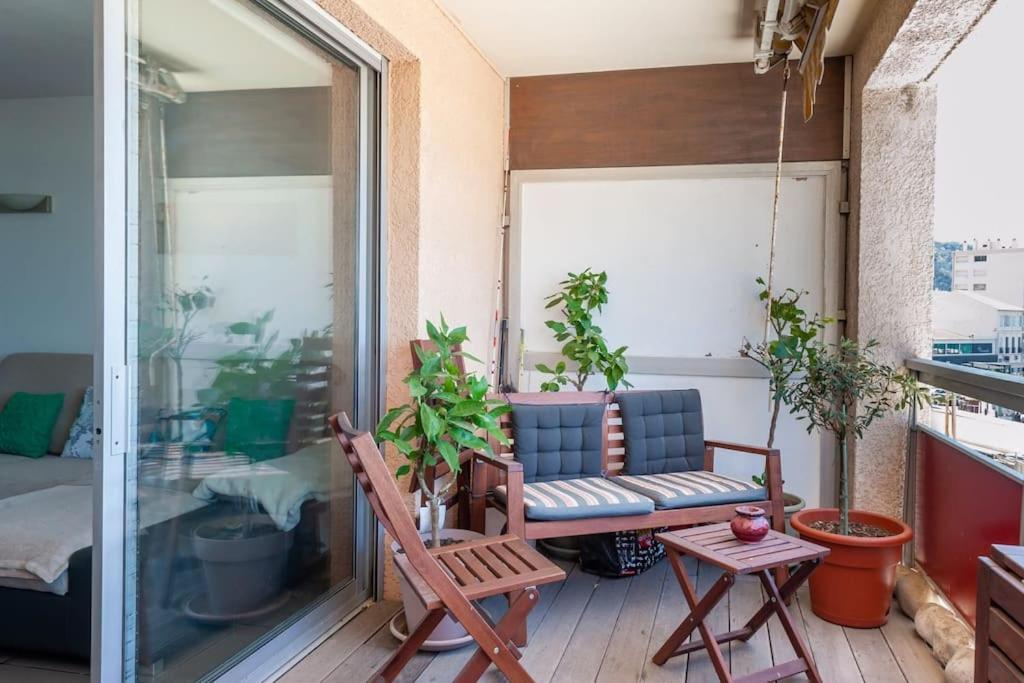 Superbe Appart/ 2Ch / 4 Pers / Terrasse / Vue Mer Marseille Exteriör bild